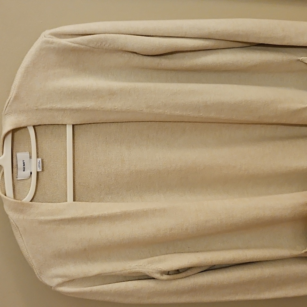 Old Navy Cream Beige Cardigan Sweater - Picture 2 of 10
